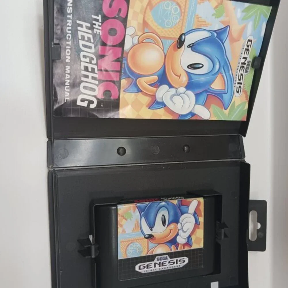 1X Sonic the Hedgehog - Sega Genesis 1st print All Great Condition